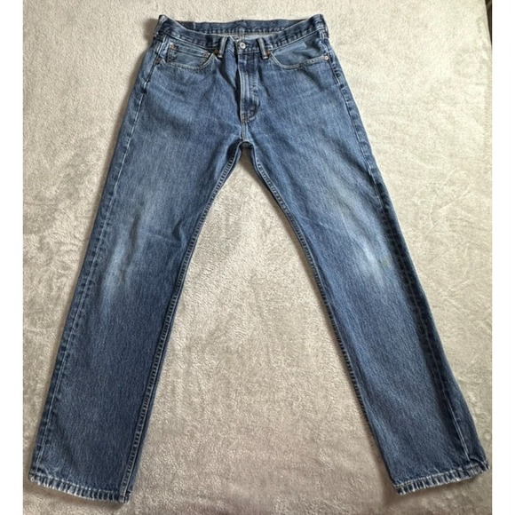 Levi's Other - Levi's 505 Regular Fit Jeans Men's 36W x 34L - Fits 37x32 Blue Medium Stonewash